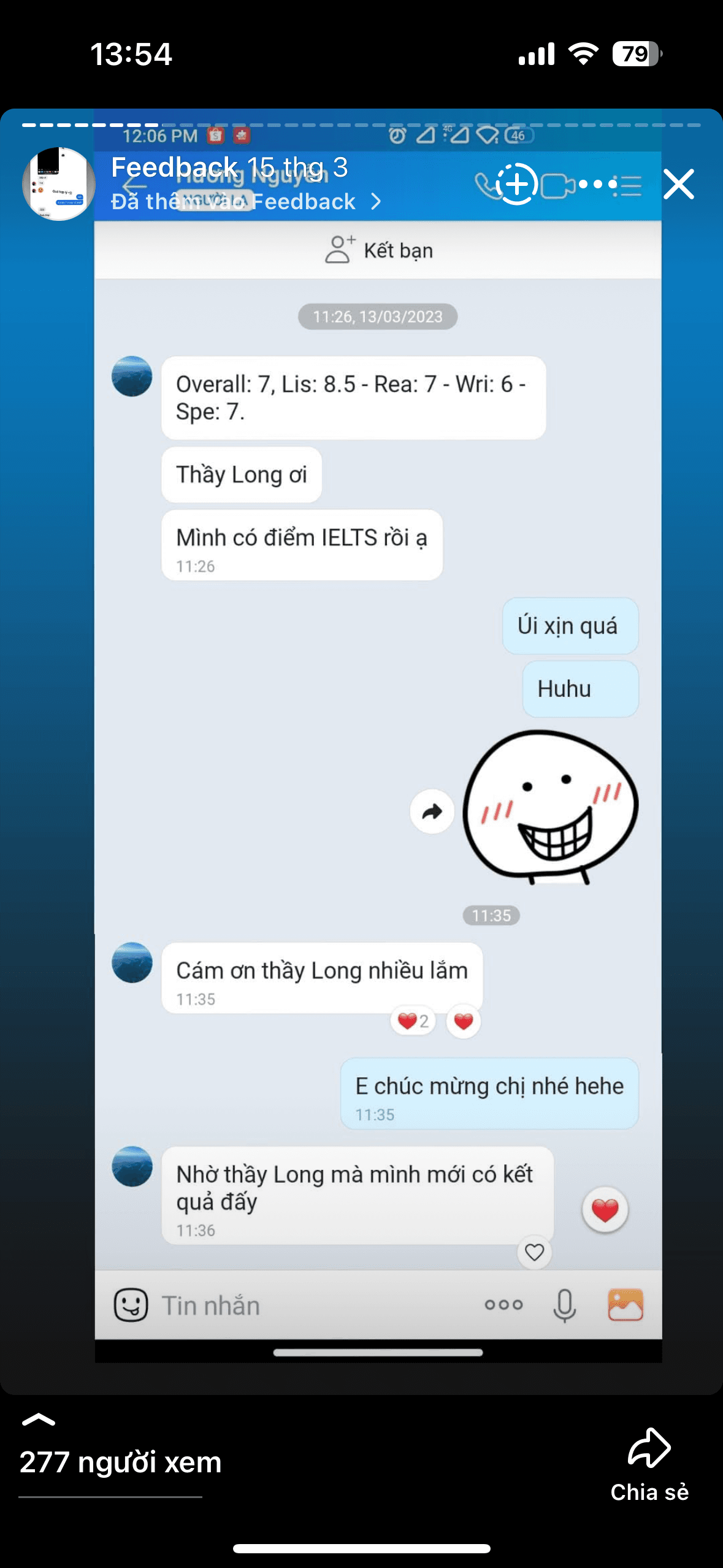 Chat feedback