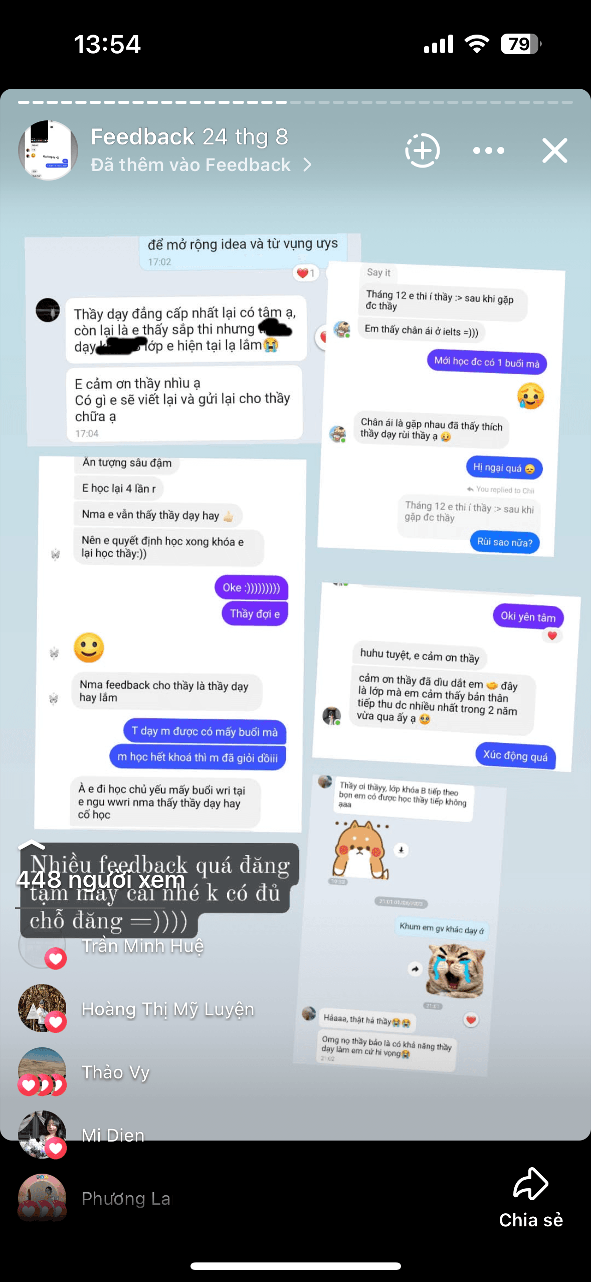 Chat feedback