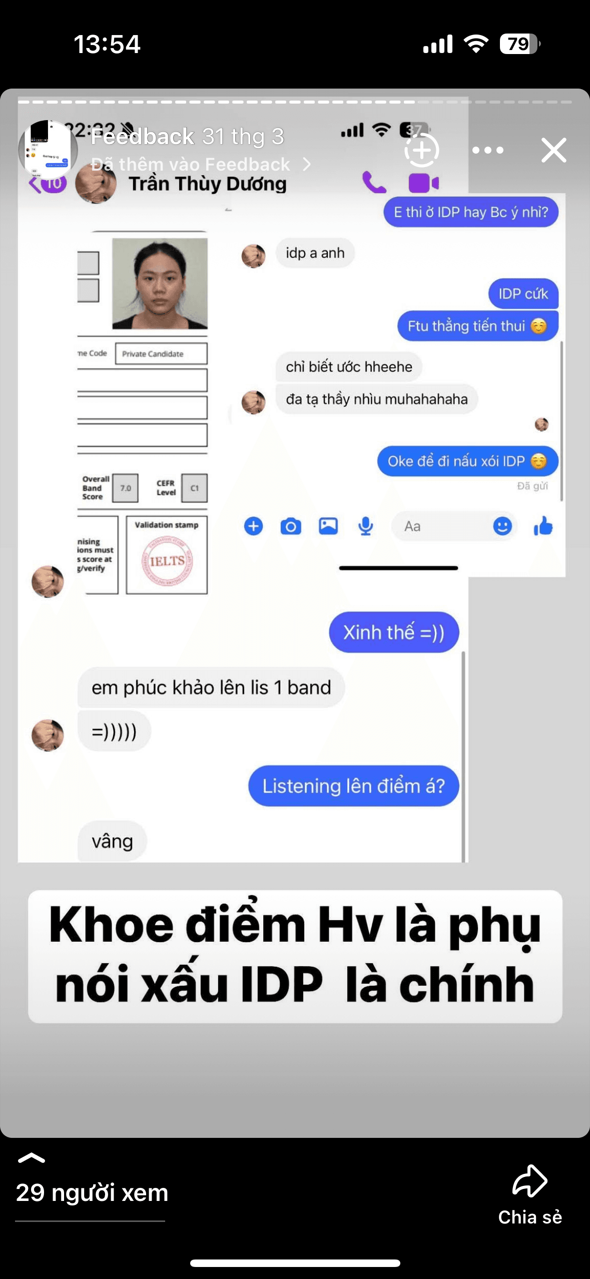 Chat feedback