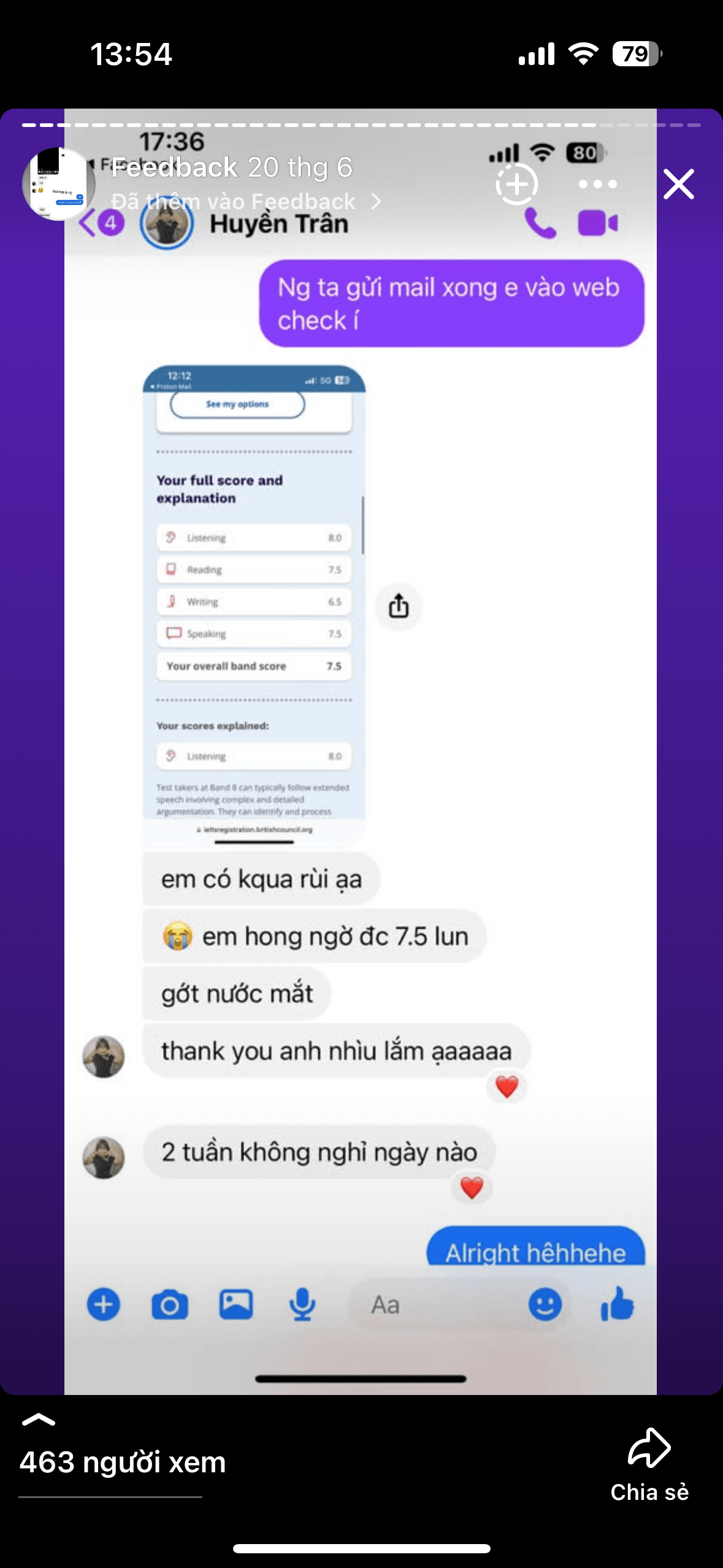 Chat feedback
